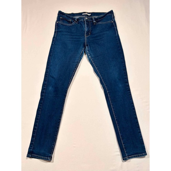 Levi's Denim - Levis 311 Shaping Skinny Jeans Womens 31x30 Dark Wash Blue Denim 19626-0001